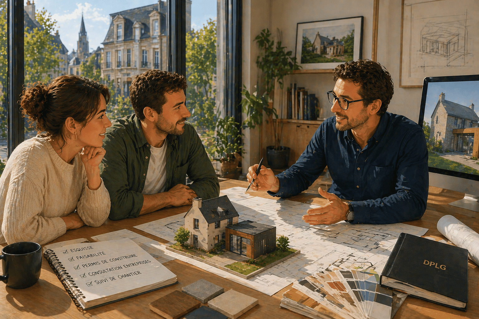 Architecte DPLG à Rennes pour une extension