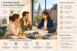 Maître d’œuvre pour une extension de maison dans le 35