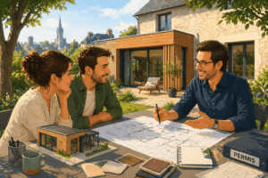 Maître d’œuvre pour une extension de maison dans le 35